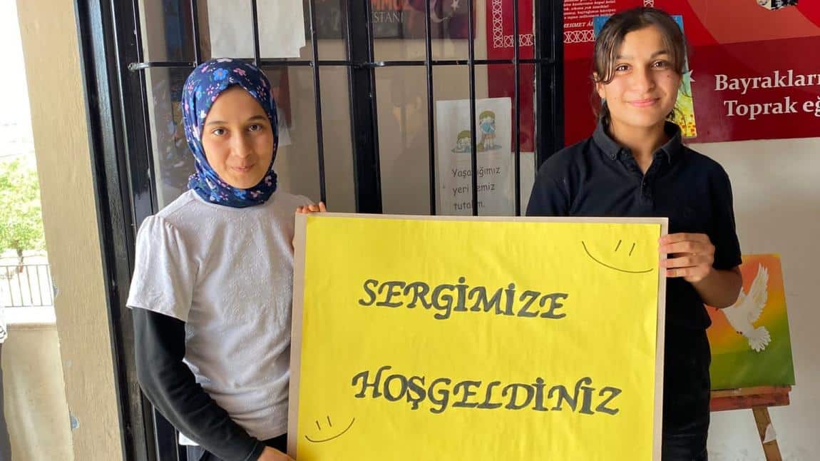 Okulumuzda Sene Sonu Resim Sergisi Yapıldı